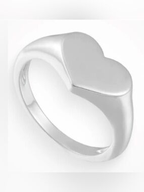 Silver Plated Heart Ring